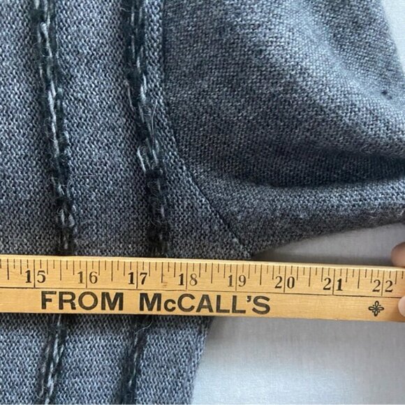 Joseph Ribkoff alpaca wool cowl neck textured sweater midi cardigan dresss Sz 12 - Picture 12 of 13